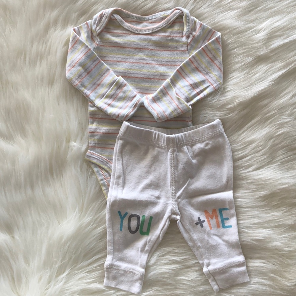 Carters NB Onesie & Pant Set